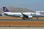 CC-AZH @ SCEL - Sky A320N on the runway in SCL - by FerryPNL