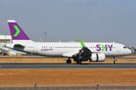 CC-AZQ @ SCEL - Sky Airline A320N landing - by FerryPNL