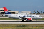 YU-APK @ LMML - A319 YU-APK Air Serbia - by Raymond Zammit
