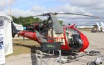 N341RD @ KLAL - Aerospatiale SA-341F Gazelle - by Mark Pasqualino