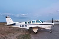 F-GCFA @ LFNE - In the morning light, fitted with Hoffmann propeller - by Claude Saget
