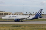 SX-NEH @ LMML - A320Neo SX-NEH Aegean Airlines - by Raymond Zammit