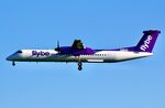 OY-YFH @ EGNX - Arriving at East Midlands from Exeter Airport - aircraft recently painted into FlyBE colours - before airline went into administration  - presumably being re-painted ? - by Terry Fletcher