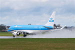 PH-EXR @ EGSH - Departing from Norwich. - by Graham Reeve