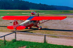 HB-OUR @ LSPL - At Langenthal-Bleienbach, the second paint-scheme.
Scanned from a slide - by sparrow9