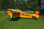 HB-OUE @ LSPL - Piper-meeting at Langenthal-Bleienbach. Re-engined with a Rolls Royce O-200A. There are some discrepancys with serial and frame numbers. - by sparrow9