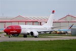 LN-FGI @ EGSH - Departing from Norwich. - by Graham Reeve