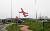 MT-03 @ EBST - Roundabout eye catch St.Truiden - by joannes van mierlo