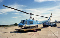 N2295B - UH-1B 63-8529 re-registered with NYPD as N2295B in 1978. Flew with the NYPD as call sign PD-8. - by Steven Spak