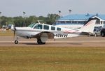 N48WW @ KLAL - Bonanza 36 zx - by Florida Metal