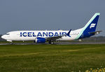 TF-ICF @ EGSH - Departing After Respray Into The New Icelandair Livery. - by Josh Knights