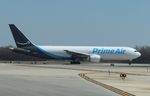 N307AZ @ KRFD - Boeing 767-338/ER - by Mark Pasqualino