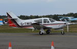 G-TWIZ @ EGLK - Rockwell Commander 114 at Blackbushe. Ex SE-GSP - by moxy