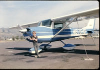 N6754S - 1970 Photo showing my brother posing with our father's Cessna 150.  I believe he kept it at Reid Hillview Airport in San Jose, Ca. - by Ernie Mrencso