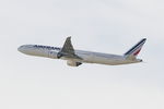 F-GSQJ @ LFPG - Boeing 777-328ER, Climbing from rwy 08L, Roissy Charles De Gaulle airport (LFPG-CDG) - by Yves-Q