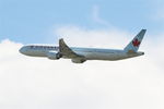 C-FKAU @ LFPG - Boeing 777-333ER, Climbing from rwy 08L, Roissy Charles De Gaulle airport (LFPG-CDG) - by Yves-Q