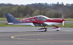 G-STUU @ EGFH - Visiting Speed Wing. - by Roger Winser