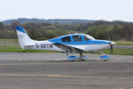 G-SRTW @ EGFH - Visiting SR-22. - by Roger Winser