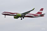 YL-ABN @ EBBR - Landing at Brussels Airport. - by Jef Pets