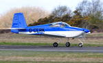 G-CERK @ EGFH - Resident aircraft departing Runway 04. - by Roger Winser