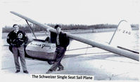 CF-ZAG @ NAMA - Mf father's (Mac Hayden) first glider solo was in this Schweizer.  At Namao sometime in the late 1950's. - by unknown