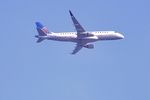 N209SY @ KORD - SkyWest/United Express Embraer 175LR, arriving from SDF, on approach to ORD - by Mark Kalfas