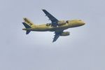 N521NK @ KORD - Spirit Airbus A319-132, N521NK on approach to ORD. - by Mark Kalfas