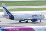 EC-MIE @ LOWW - Swiftair Boeing 737-4YO(SF) - by Thomas Ramgraber