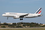 F-HEPB @ LMML - A320 F-HEPB Air France - by Raymond Zammit