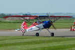 G-CLNP @ X4NC - Just landed at North Coates. - by Graham Reeve