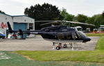 G-COGS @ EGTB - Bell 407 at Wycombe Air Park. Ex N591KS - by moxy