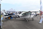 N656JM @ EGTB - Reims Cessna FR182 at Wycombe Air Park. - by moxy