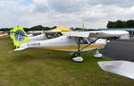 G-HBRB @ EGTB - Ikarus C42 FB100 Bravo at Wycombe Air Park. - by moxy