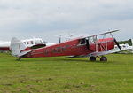 G-ADKC @ EGTB - De Havilland DH.87B Hornet Moth at Wycombe Air Park. Ex X9445