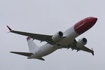 LN-FGH @ EGSH - Departing from Norwich.