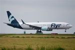 LN-FGF @ EGSH - Landing at Norwich.