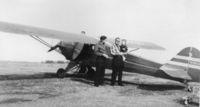 N36136 @ KWEA - Taylorcraft BC12-D at Weatherford, TX 1959 - by Leslie Spencer