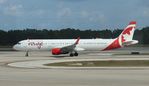 C-GHQG @ KMCO - Rouge A321 zx - by Florida Metal