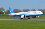 B-32DP @ EDHI - Pre-delivery flight test as D-AZYP, Xiamen A321Neo - by FerryPNL