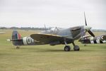 G-IBSY @ EGSU - EE602 (G-IBSY) 1942 VS Spitfire MK Vc Duxford - by PhilR