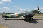 PT879 @ EGLK - PT879 (G-PTIX) 1944 VS Spitfire IX Blackbushe - by PhilR
