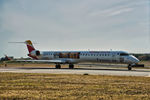EC-MJO @ LPPT - Air Nostrum CRJ1000 at LPPT - by João Pereira