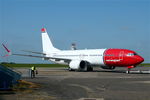 LN-FGG @ EGSH - Under tow at Norwich. - by Graham Reeve