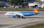 N218NV @ KFLL - AAY A320 zx Make a Wish - by Florida Metal