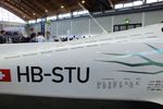 HB-STU @ EDNY - The Airplane Factory / ETH Zürich Cellsius E-Sling 4 with electric motor at the AERO 2023, Friedrichshafen
