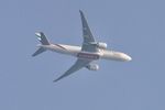 A6-EFT @ KORD - Emarites B77L A6-EFT operating as UAE9989 from LCK-ORD, on approach to O'Hare in smoke filled skies from the Canadian wildfires - by Mark Kalfas