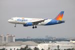 N234NV @ KFLL - AAY A320 zx - by Florida Metal