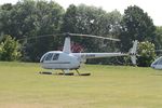 G-SUNN @ EGBK - G-SUNN 2004 Robinson R44 Clipper AeroExpo Sywell - by PhilR