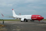 LN-FGE @ EGSH - Under tow at Norwich. - by Graham Reeve