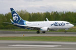 N626AS @ PANC - Alaska Air Cargo Boeing 737-700(BDSF) - by Thomas Ramgraber